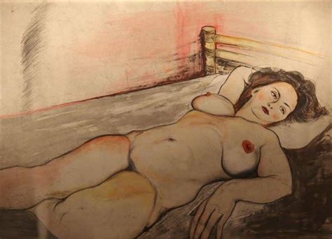 Gabriele On The Bamboo Bed Gazmend Freitag Wikiart Org