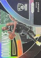 Kevin Durant 2021 Prizm 4 Dominance Silver Price Guide Sports Card