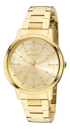 Reloj De Vestir Technos Elegance Mfn D Para Mujer Correa Color