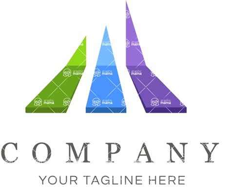 500+ Company Logo Templates Mega Bundle / Colorful Shapes Business ...