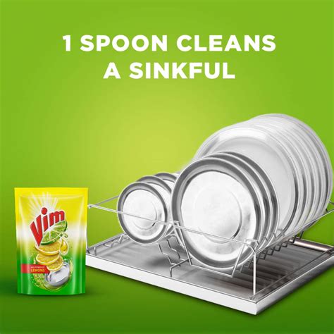 Buy Vim Dishwash Liquid Gel Lemon Ml Pouch Online Get Upto