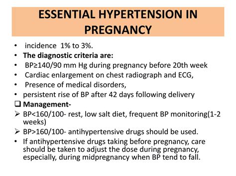 Hypertensive Disorder In Pregnancy PPT