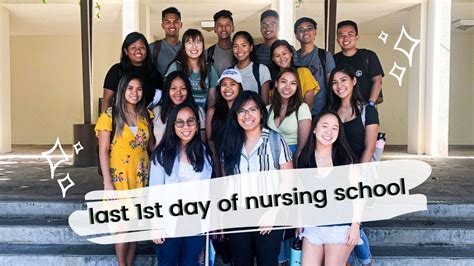 First Day Of School Senior Year Nursing School Vlogs Youtube