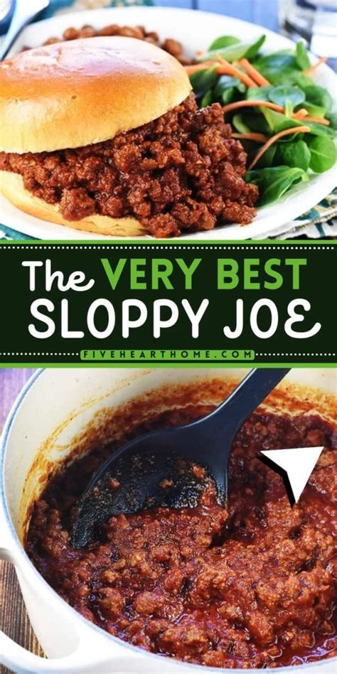 The VERY BEST Sloppy Joe Recipe Video In 2024 Best Homemade Sloppy