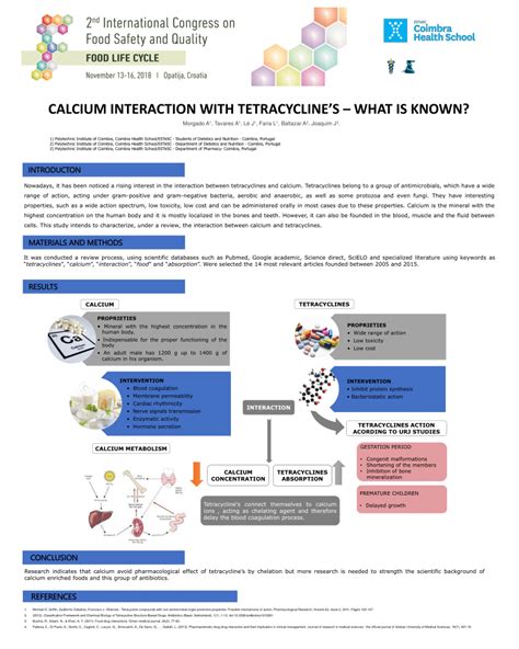 (PDF) Calcium Interaction with Tetracycline's – What is Known?