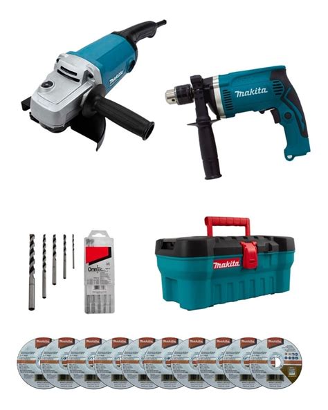 Combo Rotomartillo W Esmeriladora Angular Makita Coppel