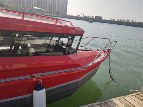 China Factory Sell 25FT 7 5m Luxury Style Aluminum Fishing Boat China