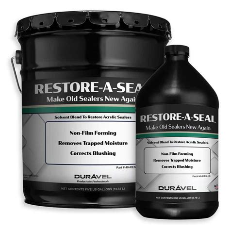 Solvent Acrylic Sealer Restoration - Restore-A-Seal - 1-5 Gallon Options