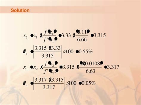 Ppt Numerical Methods Root Finding Secant Method Modified Secant