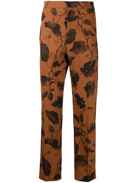 Popular Designer Print Erdem Men Pants Editorialist