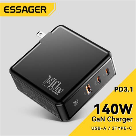 Essager W Gan Usb Type C Charger Laptop W Pd Fast Charge For