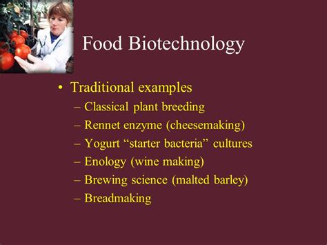 Examples Of Biotechnology In Food