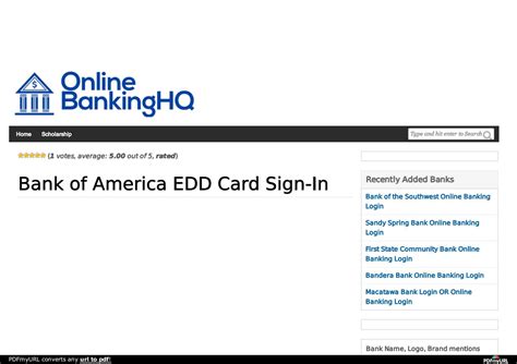 Edd Sign In · Create Your Benefit Programs Online Account