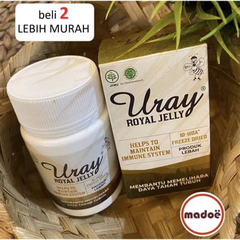 Jual Uray Royal Jelly Murni 30 Kapsul Shopee Indonesia