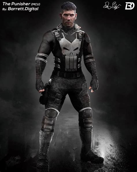 Mcu Punisher Redesign V2 Pt1 By Barrettdigital By Tytorthebarbarian On