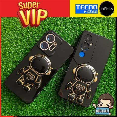 เคสยาง TPU พรอมขาตง Infinix Tecno Note 30 VIP Zero 30 Hot 40 Smart 8 POVA 5 Shopee Thailand