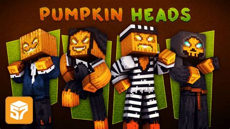 Pumpkin Heads By 57digital Minecraft Skin Pack Minecraft Bedrock