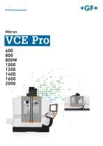 Centro De Usinagem De 3 Eixos VCE 1000 Pro GF MACHINING SOLUTIONS