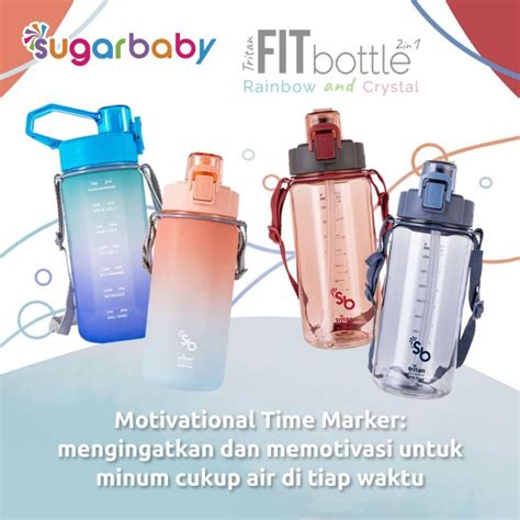 Jual Sugar Baby Tritan Fit Bottle In Rainbow Crystal Botol