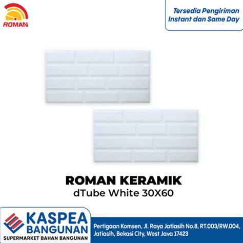 Jual Roman Keramik Dinding Dtube White W R X Kota Bekasi