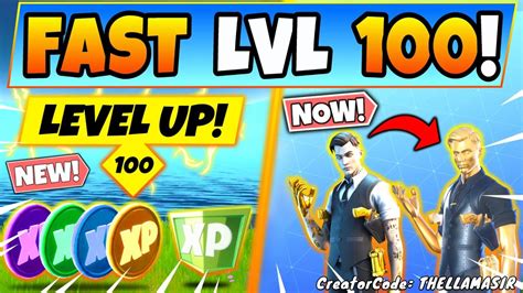 HOW TO LEVEL UP FAST TO LEVEL 100 Fortnite XP Coins Tips And Tricks