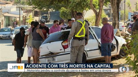 V Deo Mostra Acidente Que Terminou Tr S Jovens Mortos Ap S Carro