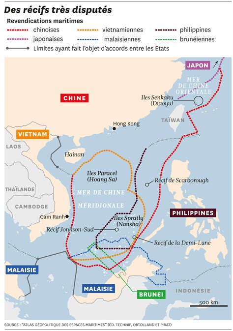 Mer de Chine méridionale Des bases militaires chinoises sur les îles