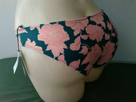 Sun Coast Strappy Cheeky Bikini Bottom Shade Shore Pink Floral