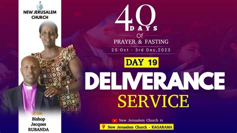 Days Day Deliverance Service Bishop Jacques Rubanda Th Nov