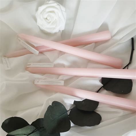 Velas C Nicas Arom Ticas Rom Nticas De Color Rosa Sin Humo Velas