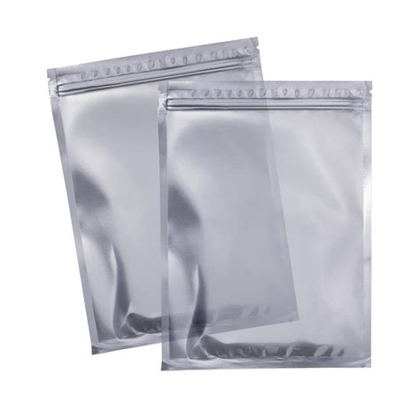 Transparent Silver Shielding Zip Lock Bag 230mm W X 270mm H