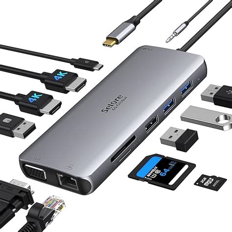 Selore S Global Usb C Hub Usb C Estaci N De Acoplamiento En Hub