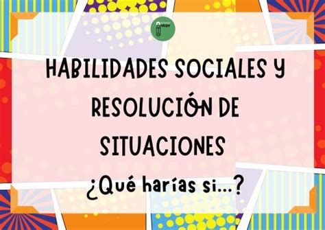 Hhss Y Resoluci N De Situaciones Qu Har As Si Speech Therapy