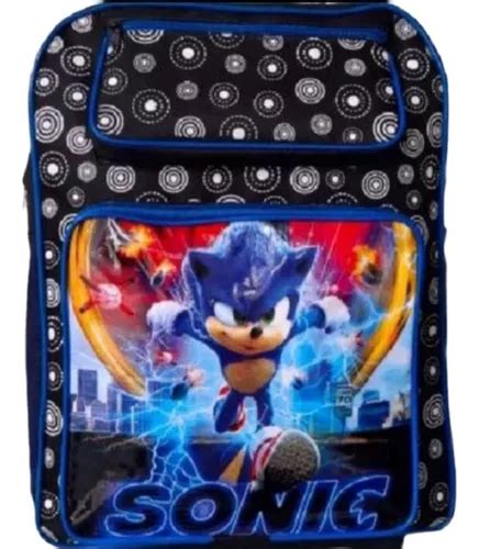 Mochila Infantil Escolar De Costas Sonic Personagem Menino Mercadolivre