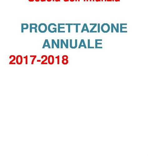 Progettazione Annuale Routine Doc Giunti Scuola