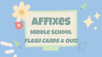 Prefix And Suffix Google Flashcards And Quiz By Mrs Speech TPT