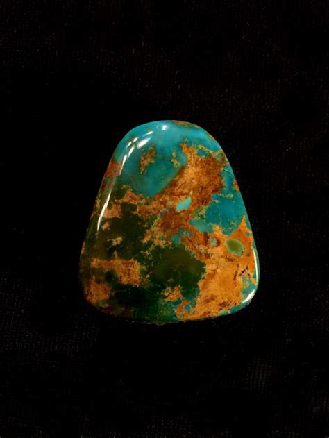 Battle Mountain Blue Gem Turquoise Rare Aqua Blue Natural High Etsy