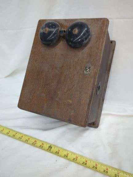 Vintage Western Electric Telephone Ringer Box Isabell Auction