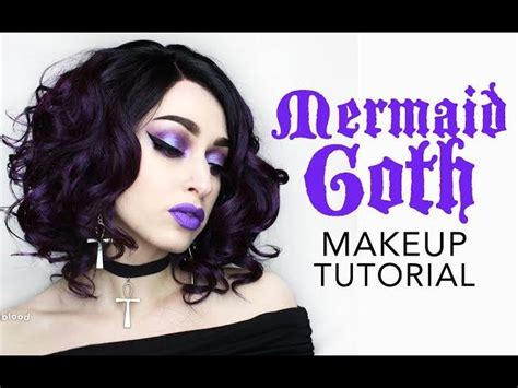 Mermaid Goth Makeup Tutorial Goth Makeup - Grunge Makeup - Medium