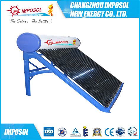 Compact Non Pressurized Painted Steel Solar Water Heater Solar Water