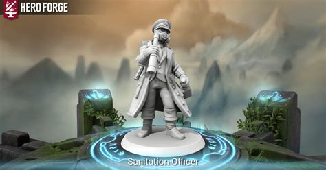 Sanitation Officer Made With Hero Forge