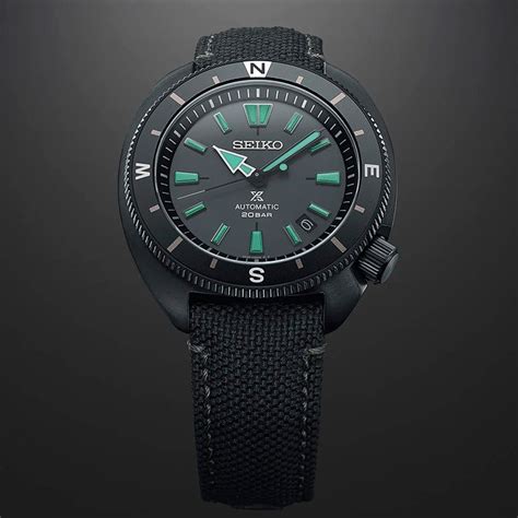 Reloj Seiko Prospex Black Series Nightvision Tortuga Edici N Limitada