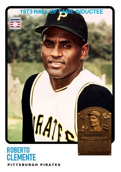 Jan 24 1973 Hall Of Fame Roberto Clemente Pirates Milwaukee Baseball