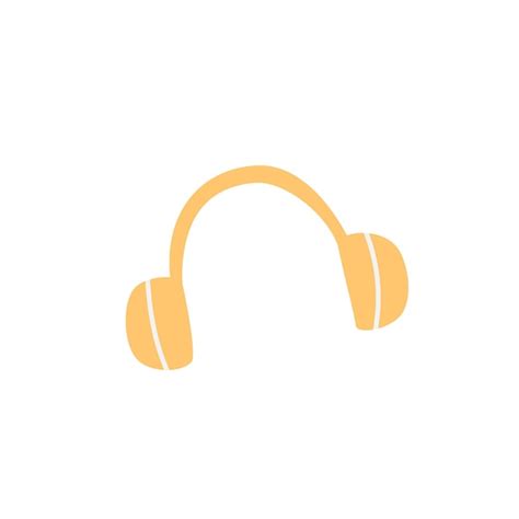 Una Simple Ilustración De Vector Plano De Auriculares Inalámbricos