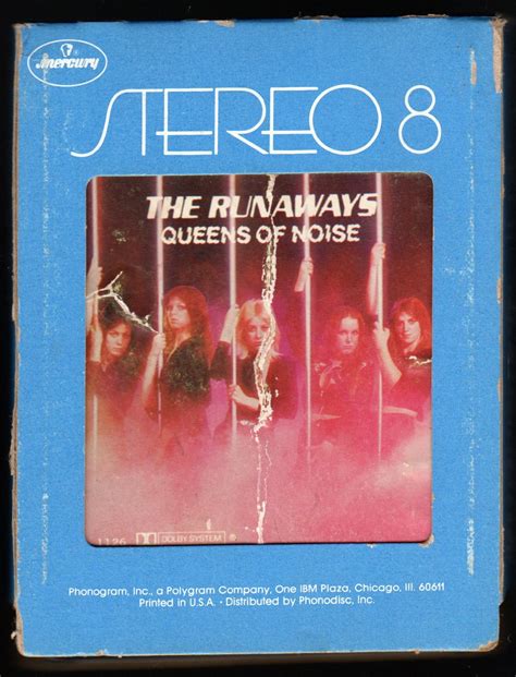 The Runaways Queens Of Noise 1977 Mercury A33 8 Track Tape