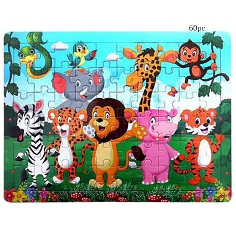 Puzzle Parental Puzzles En Bois De Dessin Anim Pour Enfants Jouets