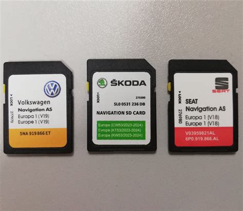 SD карта навигации Skoda/VW/Seat MIB1 MIB2 2024: 600 грн. - Навігаційні ...
