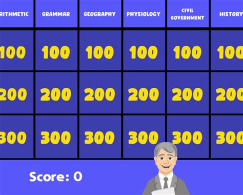 Storyline Interactive Jeopardy Quiz E Learning Examples E Learning