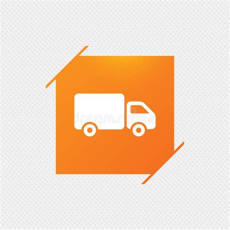 Het Tekenpictogram Van De Leveringsvrachtwagen Lading Van Symbol Vector