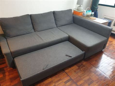 Ikea Friheten 3-Seat Sofa Bed with Storage, Furniture & Home Living, Furniture, Sofas on Carousell